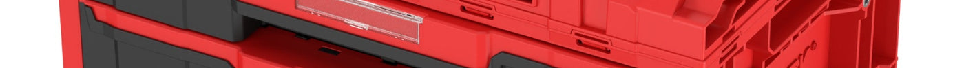 Qbrick System ONE Drawer 3 Toolbox 2.0 Red Ultra HD Werkzeugbox 587 x 380 x 340 mm 27 l mit drei Schubladen