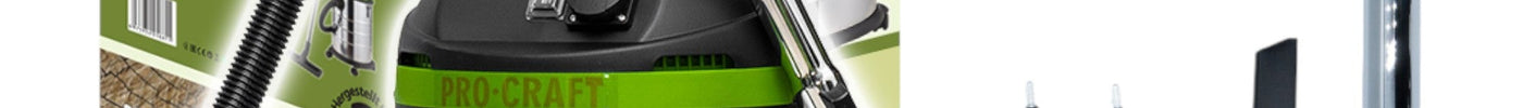 Procraft VP1400 Nass- und Trockensauger 1400 Watt 30 Liter Fassungsvermögen