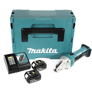 Makita DJS 101 RTJ Akku Blechschere 18V + 2x Akku 5,0Ah + Ladegerät + Makpac