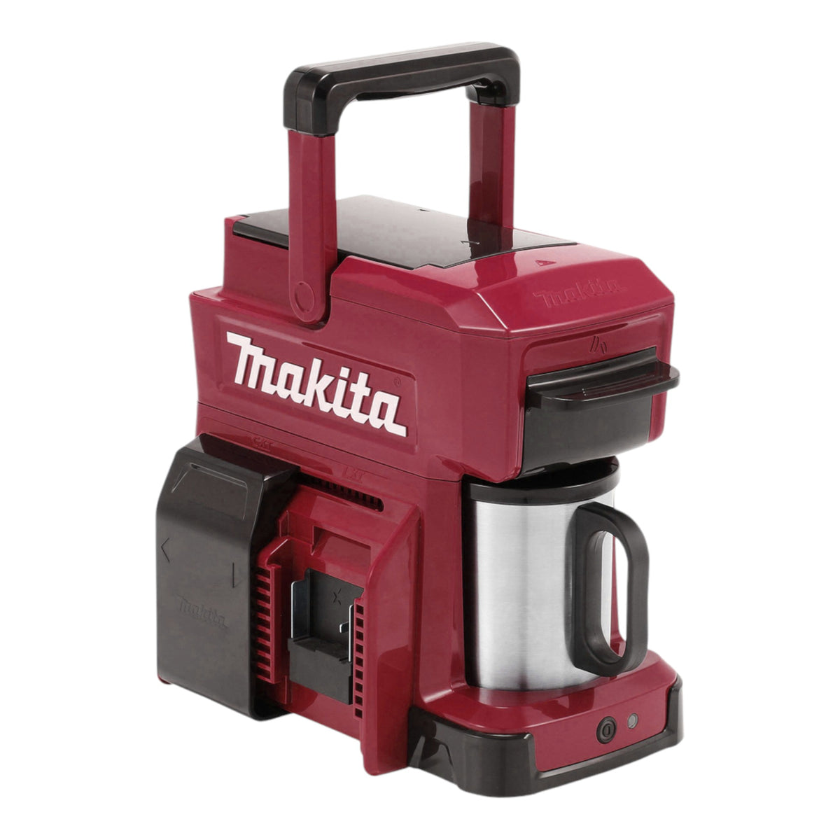 Makita DCM 501 ZAR Akumulatorowy ekspres do kawy 12 V max / 18 V czerwony solo - bez akumulatora, bez ładowarki