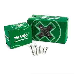 SPAX Universalschraube 4,5 x 60 mm 1000 Stk. TORX T-STAR plus T20 WIROX Senkkopf Teilgewinde 4Cut-Spitze