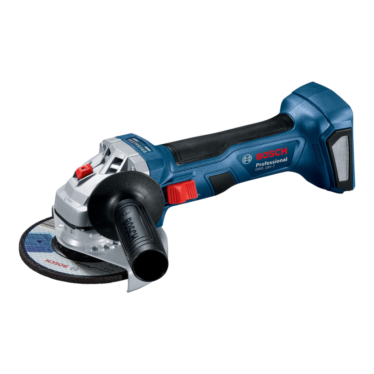 Bosch GWS 18V-7 Professional akumulatorowa szlifierka kątowa 18 V 115 mm bezszczotkowa solo ( 06019H9003 ) - bez akumulatora, bez ładowarki