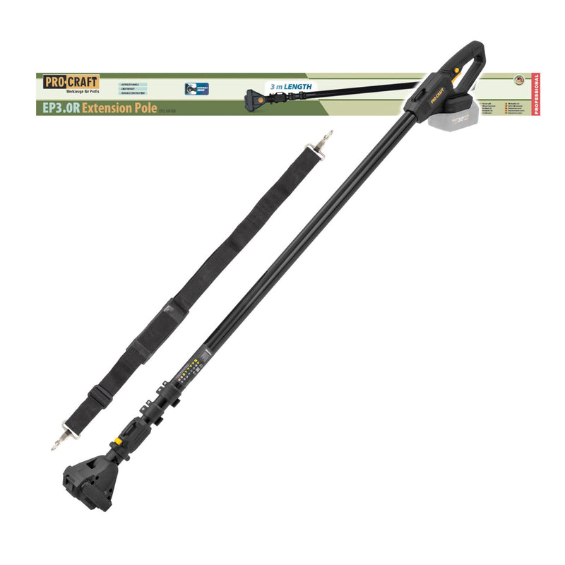 Procraft EP3 0R Teleskop Verlaengerung Aufsatz 1 2 3 0 m drehbar fuer Kettensaege 0 - toolbrothers