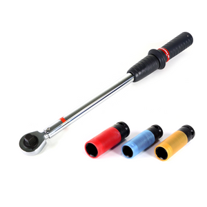 Facom Set S.208-200 Drehmomentschlüssel 1/2” 40 - 200 Nm mit NSI.3L Schlag Steckschlüssel Satz 1/2¨ Impact 3 tlg.