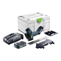 Festool ISC 240 EB Basic Akku Daemmstoffsaege 18 V 240 mm 1x Akku 4 0 Ah Schnellladegeraet Systainer 0 - toolbrothers