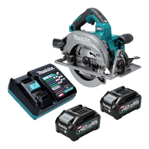 Makita HS 003 GM201 Akumulatorowa piła ręczna 40 V max., 190 mm, bezszczotkowa + 2x akumulator 4,0 Ah + ładowarka