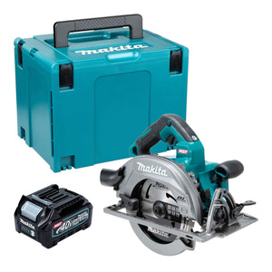 Makita HS 003 GD101 Akumulatorowa piła ręczna 40 V max. 190 mm bezszczotkowa + 1x akumulator 2,5 Ah + Makpac – bez ładowarki