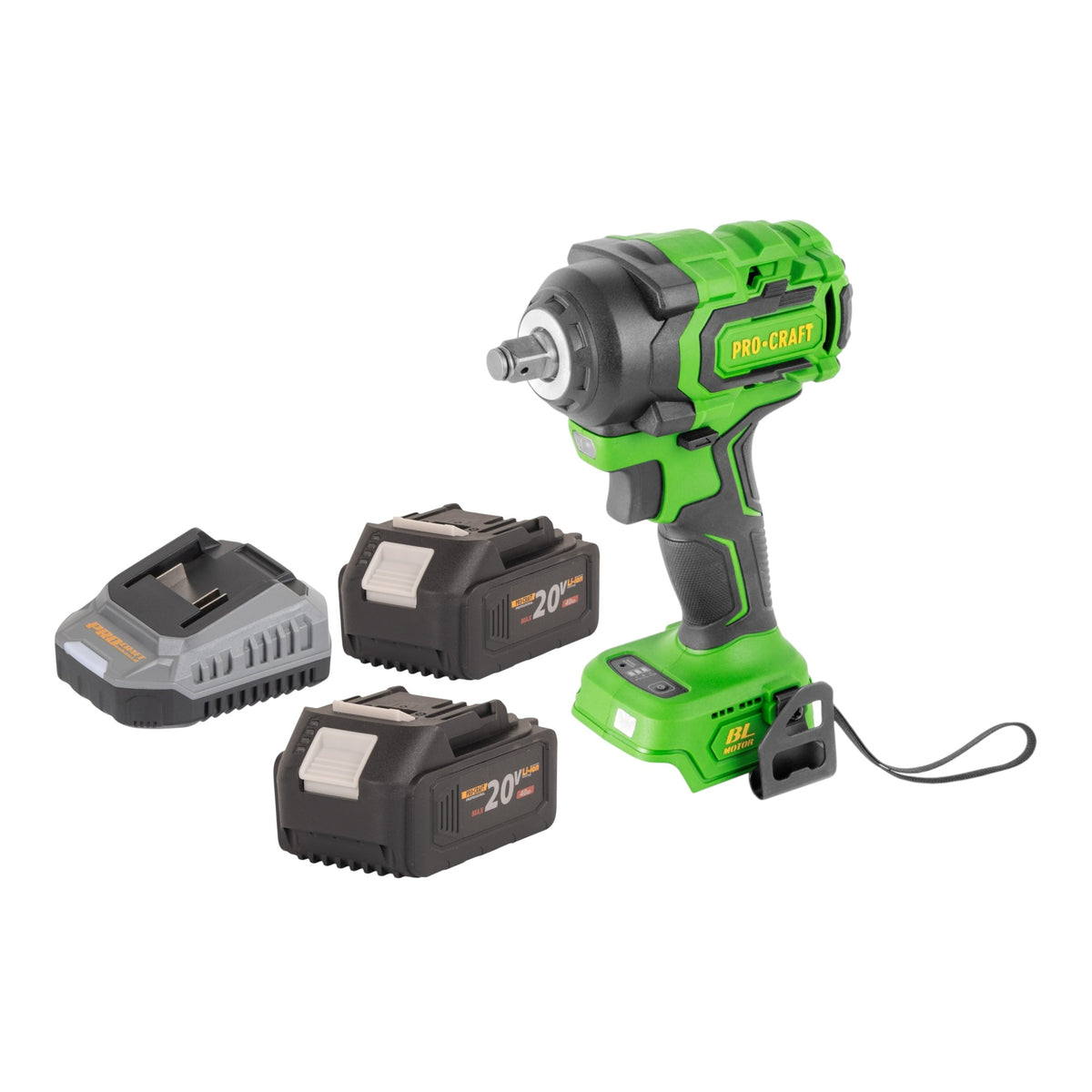 Procraft PWA18bb akumulatorowy klucz udarowy 20 V 550 Nm 1/2" bezszczotkowy solo - bez akumulatora, bez ładowarki