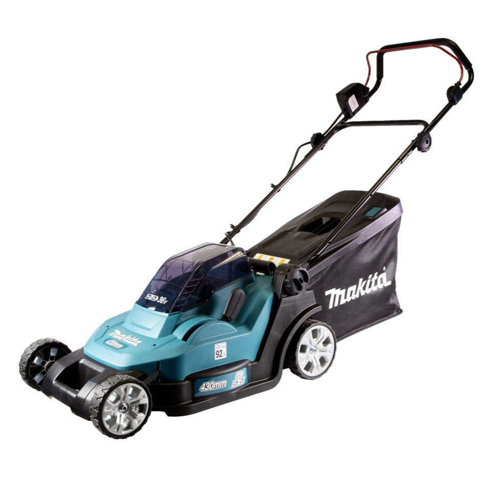 Makita DLM 432 Z kosiarka akumulatorowa 36 V ( 2x 18 V ) 43 cm bezszczotkowa solo - bez akumulatora, bez ładowarki