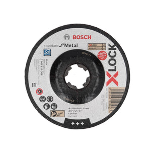 Bosch Expert X-LOCK Standard for Metal Schruppscheibe 125 x 22,23 mm 40 Stk. ( 40x 2608619366 ) Gekröpfte Schruppscheibe