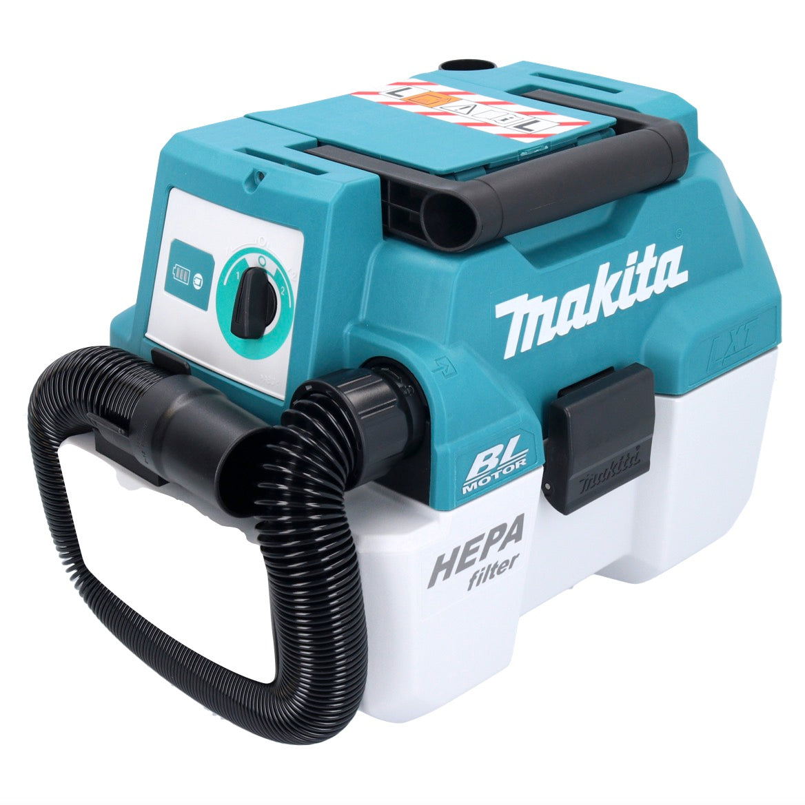 Odkurzacz akumulatorowy Makita DVC 750 LZ LXT 18 V 67 mbar 7,5 l Brushless Solo - bez akumulatora, bez ładowarki