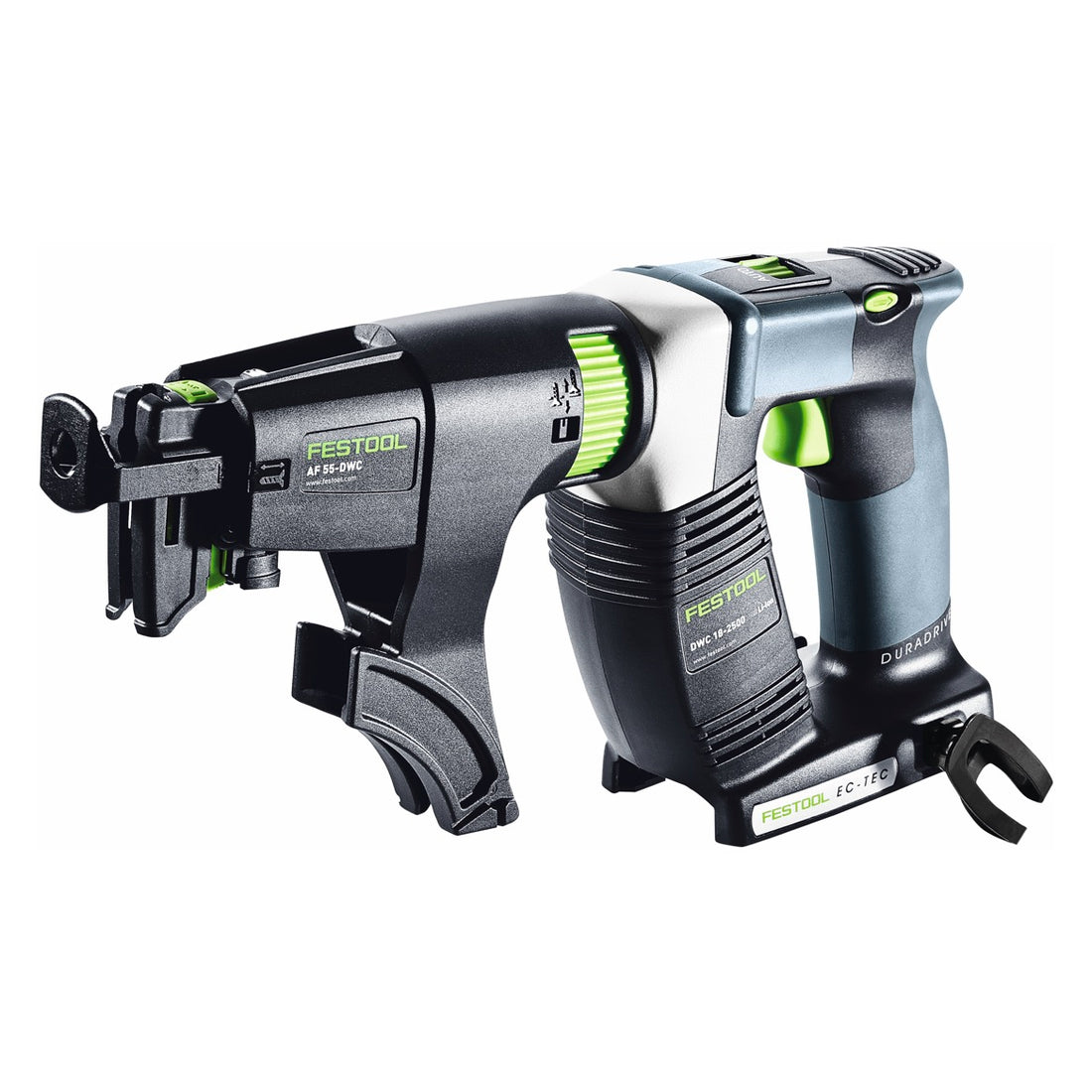 Festool DURADRIVE DWC 18-4500 Basic akumulatorowa wkrętarka budowlana 18 V 14 Nm bezszczotkowa + 2x akumulator 3,0 Ah + ładowarka + systainer