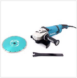 Makita GA 9030 RF 01 2400W 230 mm Winkelschleifer mit 1 x DIAMAK Diamantscheibe P-44155