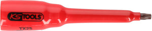 KS TOOLS 3/8" Bit-Stecknuss mit Schutzisolierung für Torx-Schrauben, T30, lang ( 117.2467 )