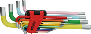KS TOOLS Innensechskant-Winkelstiftschlüssel-Satz, extra lang, 14-tlg Zoll ( 151.4650 )