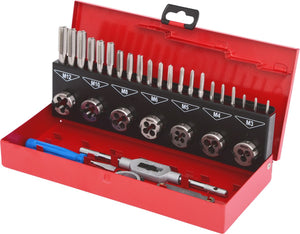 KS TOOLS HSS Gewindeschneidwerkzeug-Satz, 32-tlg ( 331.0632 )