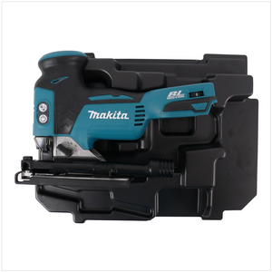 Makita DJV 181 ZE Akumulatorowa piła szablowa z ruchem wahadłowym 18 V Brushless Solo + wkładka do Makpac – bez akumulatora, bez ładowarki