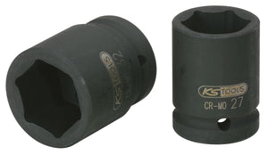 KS TOOLS 3/4" Sechskant-Kraft-Stecknuss, kurz, 1.1/4'' ( 515.1392 )