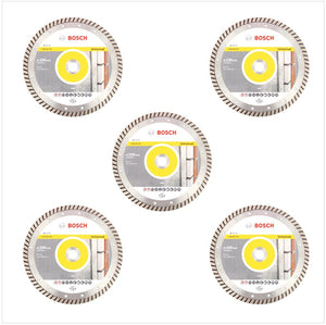 Bosch Diamant Trennscheibe 5er Set 230 x 22,23 Standard for Universal Turbo ( 2608602397 )