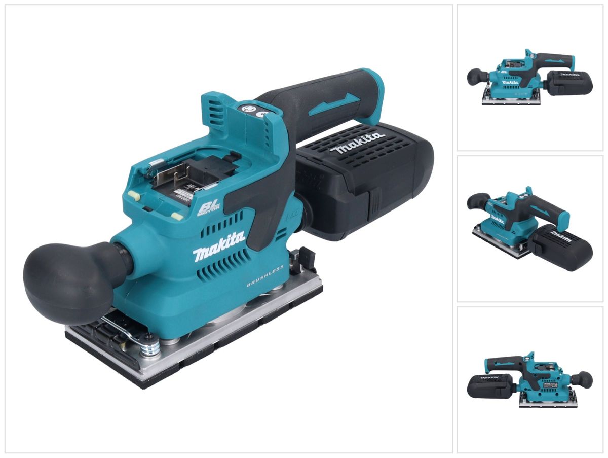 Makita DBO 382 Z akumulatorowa szlifierka oscylacyjna 18 V 93 x 185 mm bezszczotkowa solo - bez akumulatora, bez ładowarki