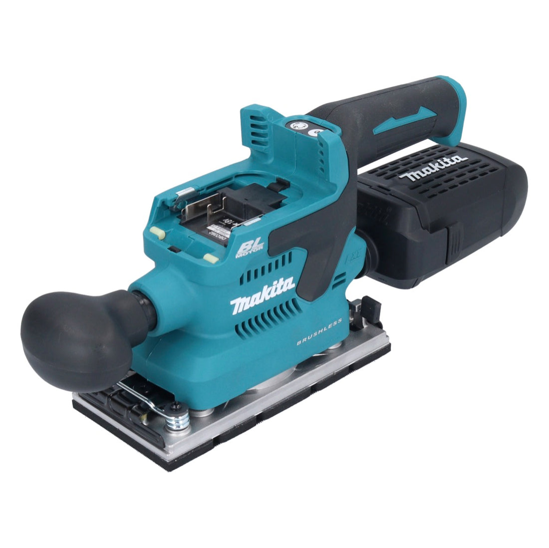 Makita DBO 382 Z akumulatorowa szlifierka oscylacyjna 18 V 93 x 185 mm bezszczotkowa solo - bez akumulatora, bez ładowarki