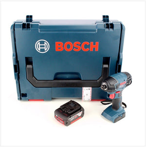 Bosch GDR 18 V-LI Akku Drehschlagschrauber 18V 160Nm 1/4" + 1x Akku 5,0Ah in L-Boxx - ohne Ladegerät
