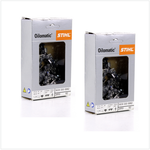 2x STIHL Oilomatic Sägekette .325" Rapid Super mit 1,6 mm Treibglieddicke - 37 cm ( 3639 000 0062 )