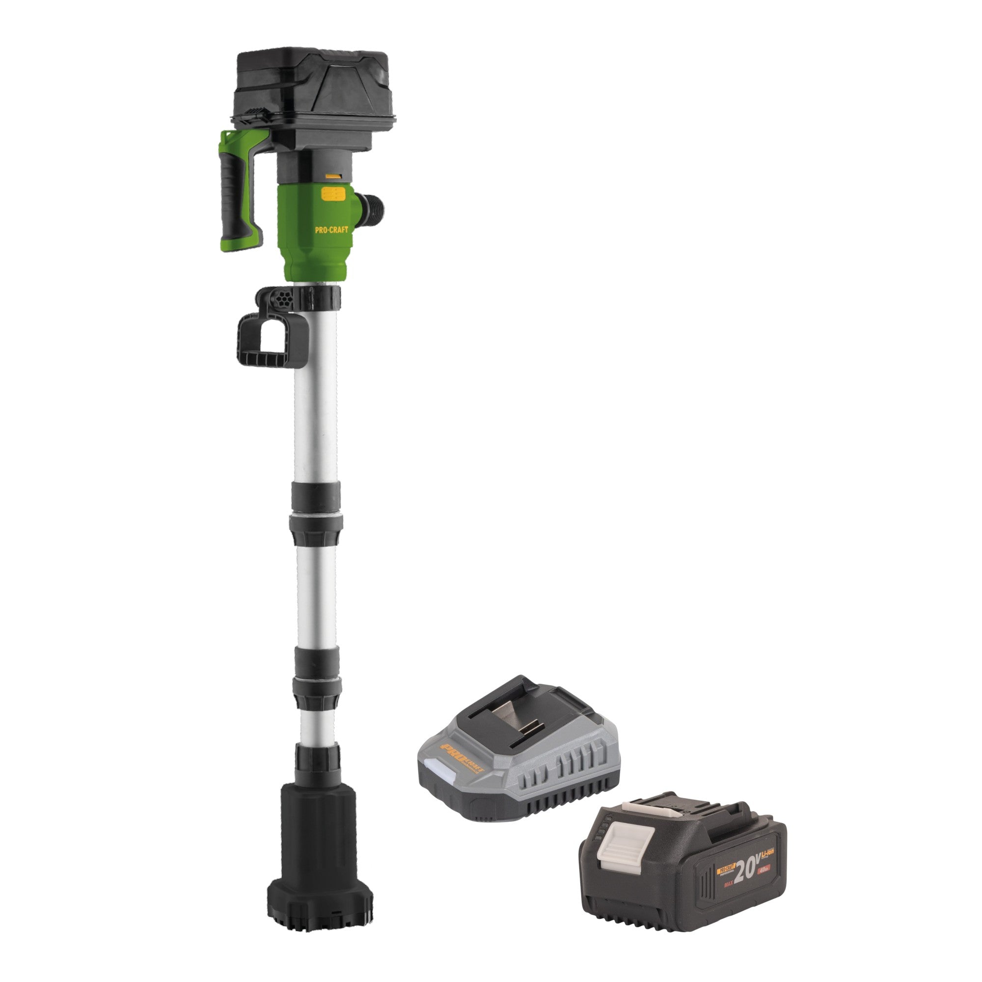 Procraft CPN20bb Akku Tauchpumpe 20 V 2725 l/h + 1x Akku 4,0 Ah + Ladegerät