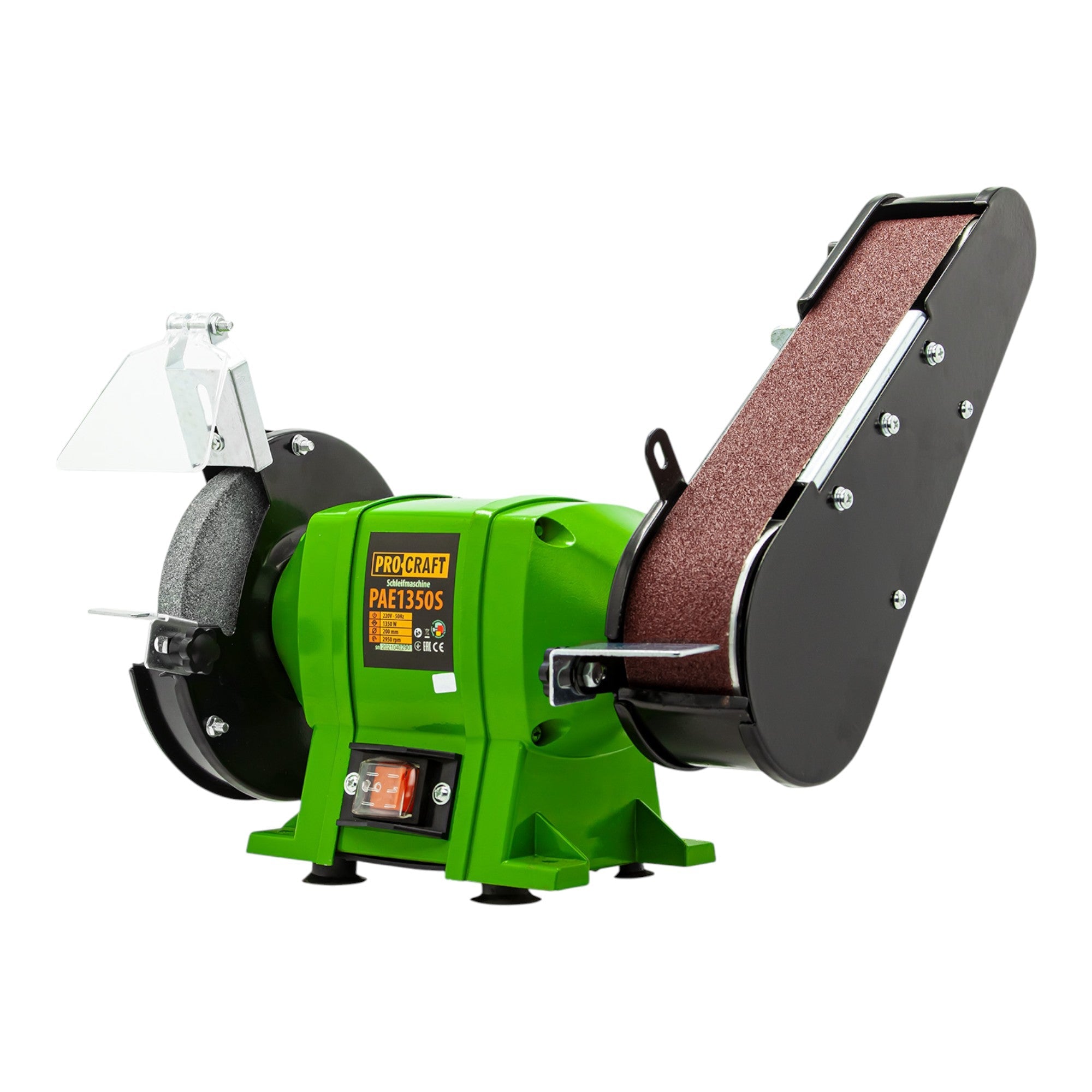 Procraft PAE1350S Kombinierter Teller- und Bandschleifer 250 Watt 686 × 50 mm