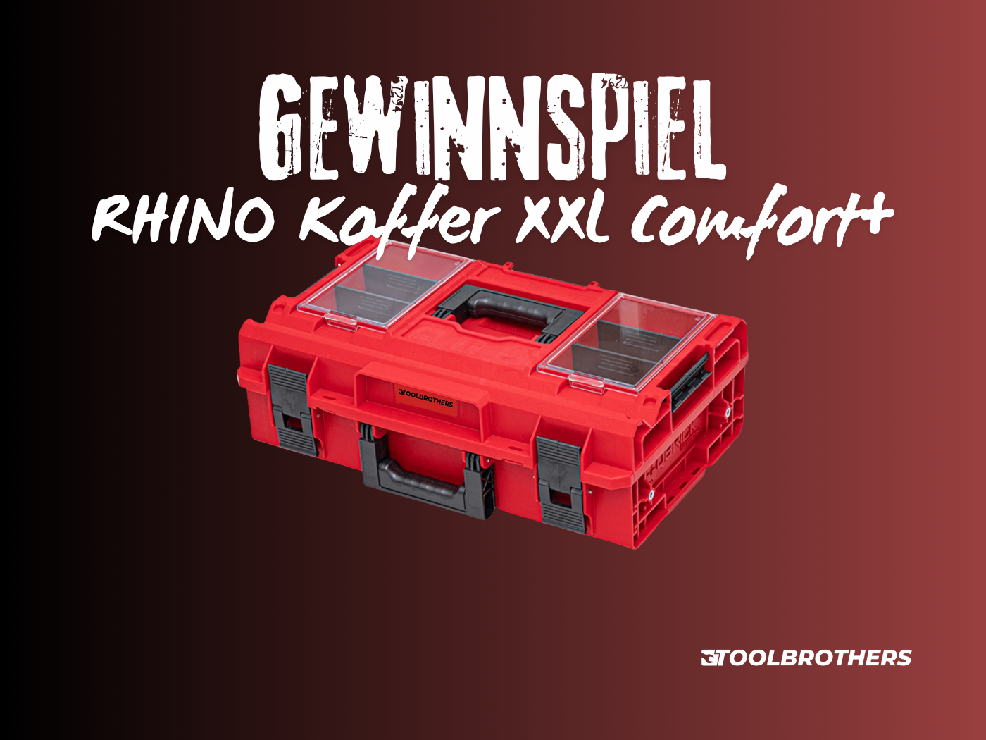 Gewinnspiel - RHINO Comfort+ XXL Werkzeugkoffer