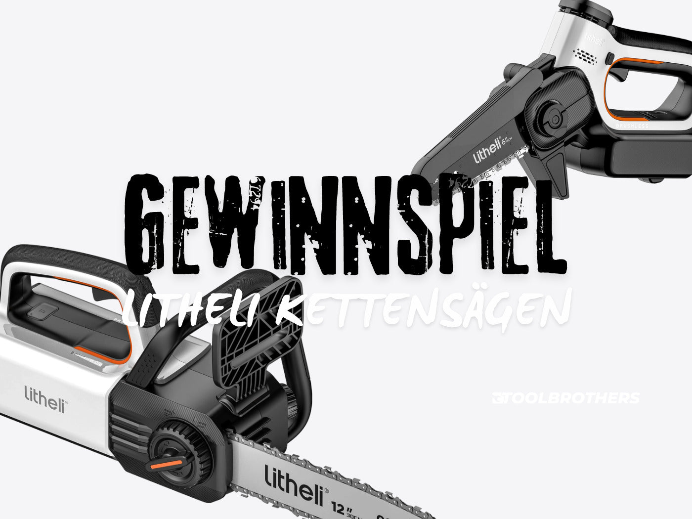 Gewinnspiel: Litheli Akku-Kettensägen (20V & 40V)