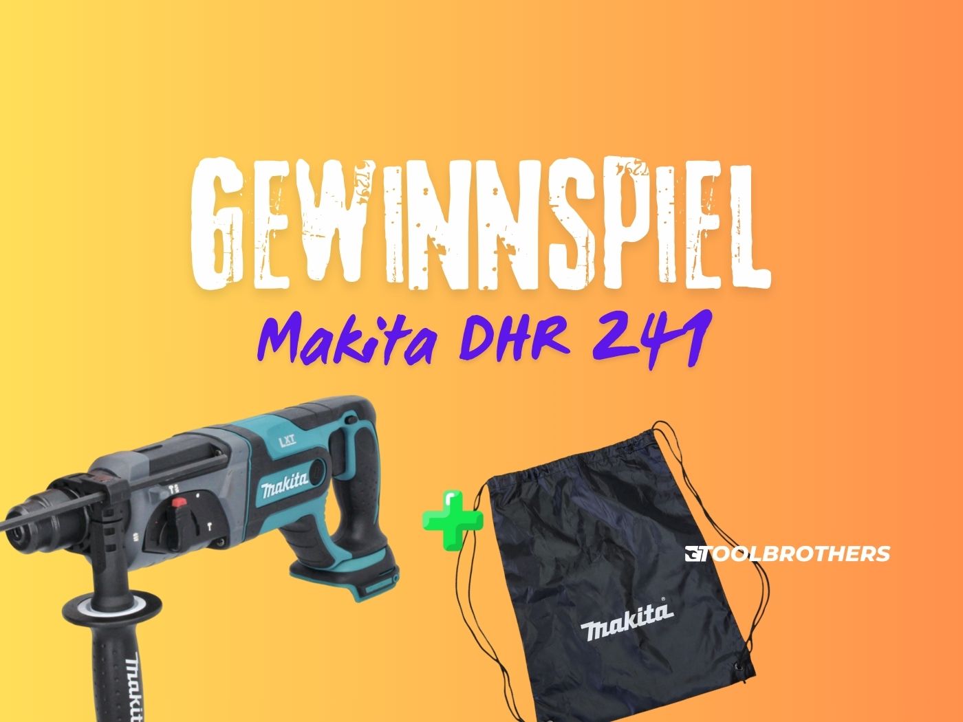 Gewinnspiel: Makita DHR 241 Akku Bohrhammer