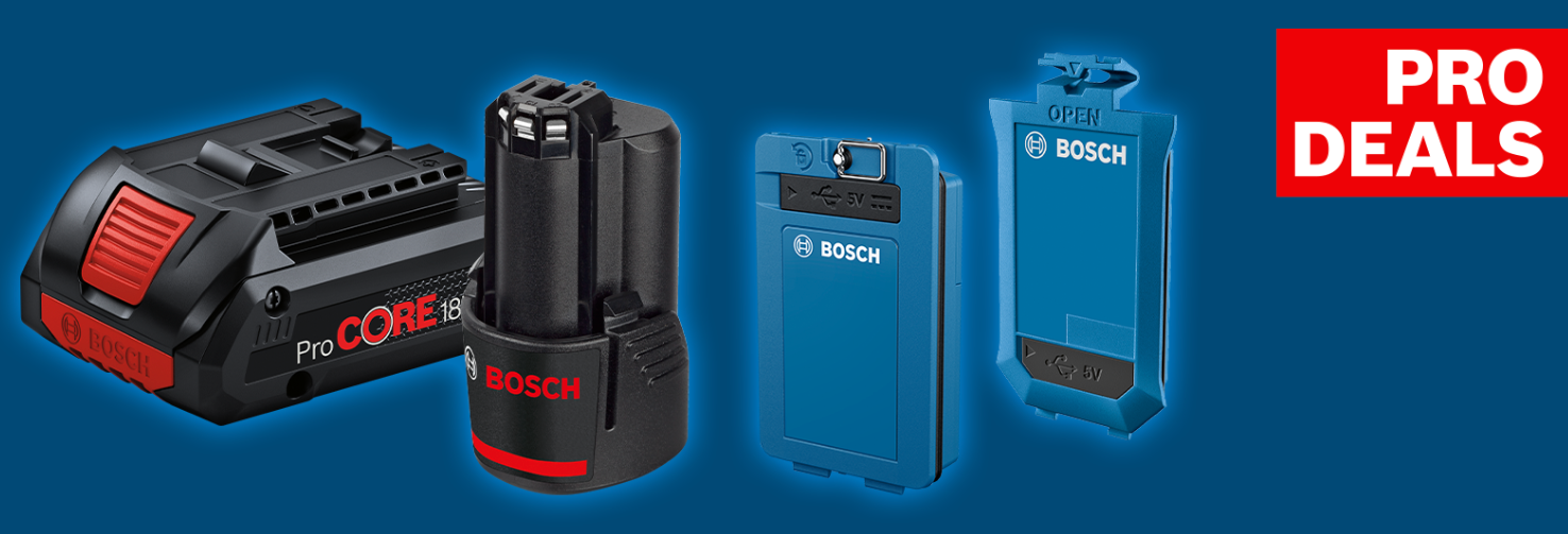 Bosch Pro Deal "Akku" 2025: Kaufe ein Messgerät, erhalte einen Gratis-Akku
