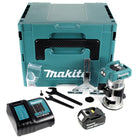 Makita DRT 50 RT1J Akku Multifunktionsfräse 18V Brushless + 1x Akku 5,0Ah + Ladegerät + Makpac - Toolbrothers