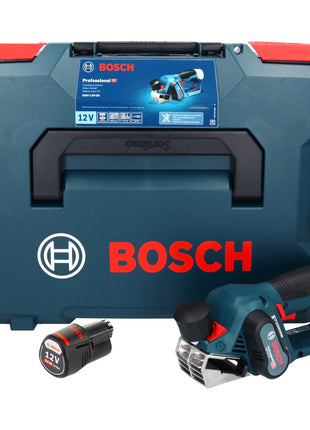 Bosch GHO 12V-20 Professional Akku Hobel 12 V Brushless + 1x Akku 3,0 Ah + L-Boxx - ohne Ladegerät - Toolbrothers