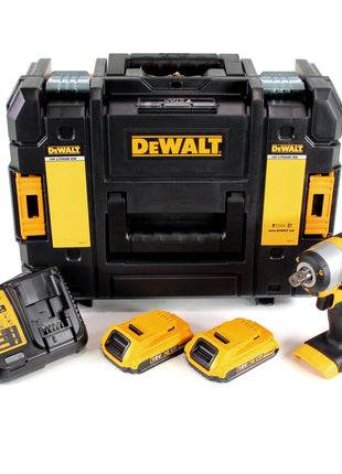 DeWalt DCF 880 D2 Akku Schlagschrauber 18V 203 Nm + 2x Akkus 2,0Ah + Schnellladegerät im TSTAK II - Toolbrothers