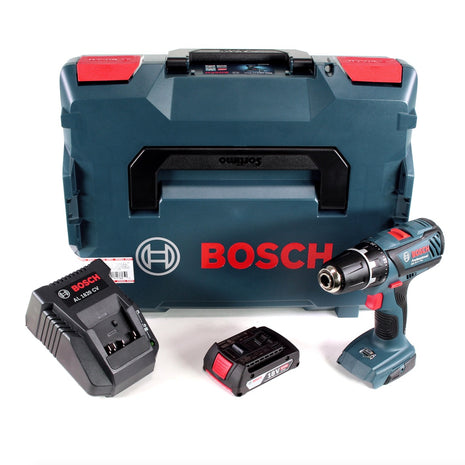 Bosch GSR 18-2-Li Plus Professional Akku Bohrschrauber mit 1x 2,0 Ah GBA Akku + AL1820CV Ladegerät + L-Boxx - Toolbrothers