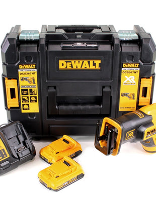 DeWalt DCS 367 D2 Akku Reciprosäge Säbelsäge 18V Brushless + 2x Akku 2,0Ah + Ladegerät + TSTAK - Toolbrothers