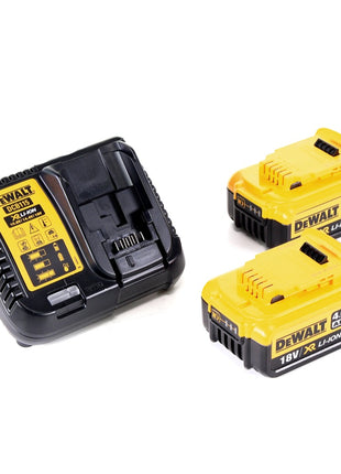 DeWalt DCG 412 M2 Akku Winkelschleifer 18V 125mm + 2x Akkus 4,0Ah + Ladegerät in TSTAK II Box - Toolbrothers