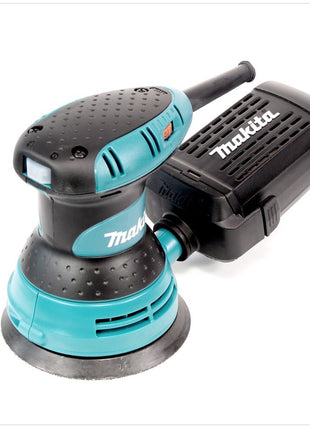 Makita BO 5031 - 300 W Exzenterschleifer / Schleifmaschine mit 125 mm Ø + Makita Schleifpapier 125 mm Körnung 80 Klett 10er Pack (P-43555) - Toolbrothers