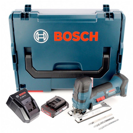 Bosch GST 18 V-LI S Akku Stichsäge 18V + 1x Akku 2,0Ah + Ladegerät + L-Boxx - Toolbrothers