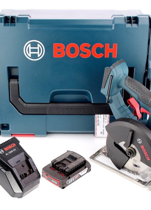 Bosch GKM 18 V-Li Professional Akku Metall Kreissäge 136 mm in L-Boxx + AL 1820 CV Ladegerät + 1 x GBA 2 Ah Akku - Toolbrothers