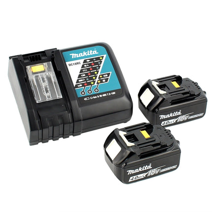 Makita DHP 451 RMJ 18 V 3. Gang Li-Ion Akku Schlagbohrschrauber im Makpac + 2x 4,0 Ah Akku + Schnellladegerät - Toolbrothers