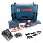 Bosch GOP 18 V-EC Professional brushless Akku Multi Cutter in L-Boxx + 1x GBA 2 Ah Akku + AL 1820 Ladegerät + 20 tlg. Zubehör-Set - Toolbrothers