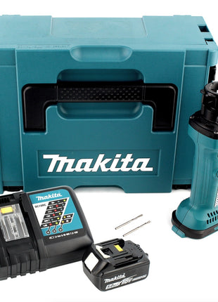 Makita DCO 180 RT1J Akku Rotationsschneider 18V + 1x Akku 5,0Ah + Ladegerät + Makpac - Toolbrothers