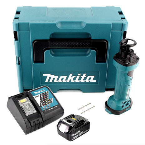 Makita DCO 180 RM1J Akku Rotationsschneider 18 V + 1x Akku 4,0Ah + Ladegerät + Makpac - Toolbrothers