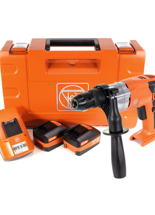 FEIN ABOP 10 Brushless 18 V Li-Ion Akku Bohrmaschine mit Metallbohrfutter + 2 x 5,0 Ah Akku + Lader im Koffer - Toolbrothers