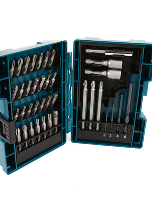 Makita 38-teiliges Bit und Bohrer Set im praktischen Kunststoffkoffer ( B‐54106 ) - Toolbrothers