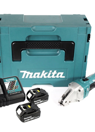 Makita DJS 101 RTJ Akku Blechschere 18V + 2x Akku 5,0Ah + Ladegerät + Makpac - Toolbrothers