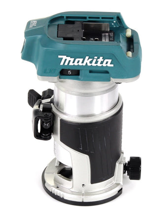 Makita DRT 50 RF1J X2 18 V Li-Ion Akku Brushless Multifunktionsfräse im Makpac inkl. Fräsmodule + 1x 3,0 Akku + Ladegerät - Toolbrothers